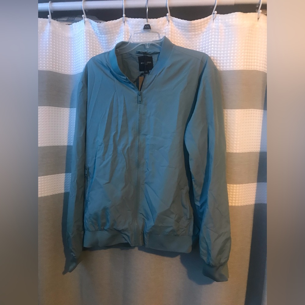 BRAND NEW Basic Nylon Bomber Jacket (Never Worn)